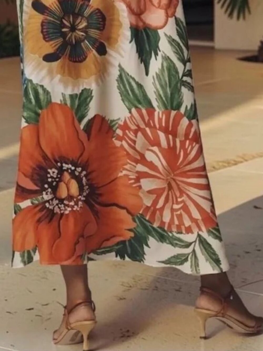 Farm Rio Anthropologie Halterneck Maxi Dress With Tropical Print - XLarge NWT - Picture 4 of 9
